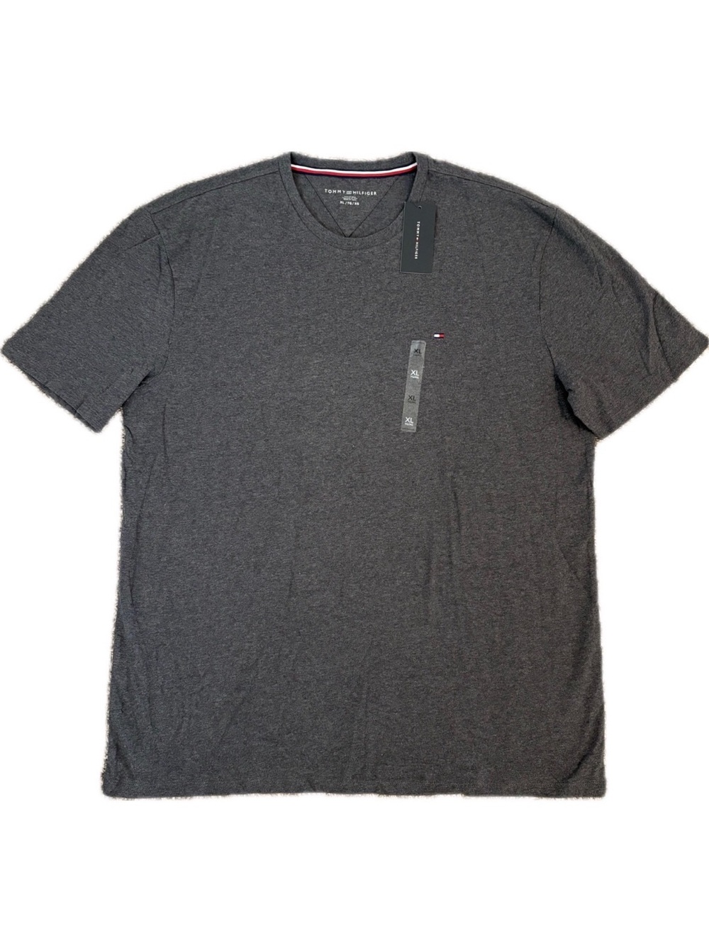 Tommy Hilfiger Men's Dark Gray Crew Neck Tee XL NWT